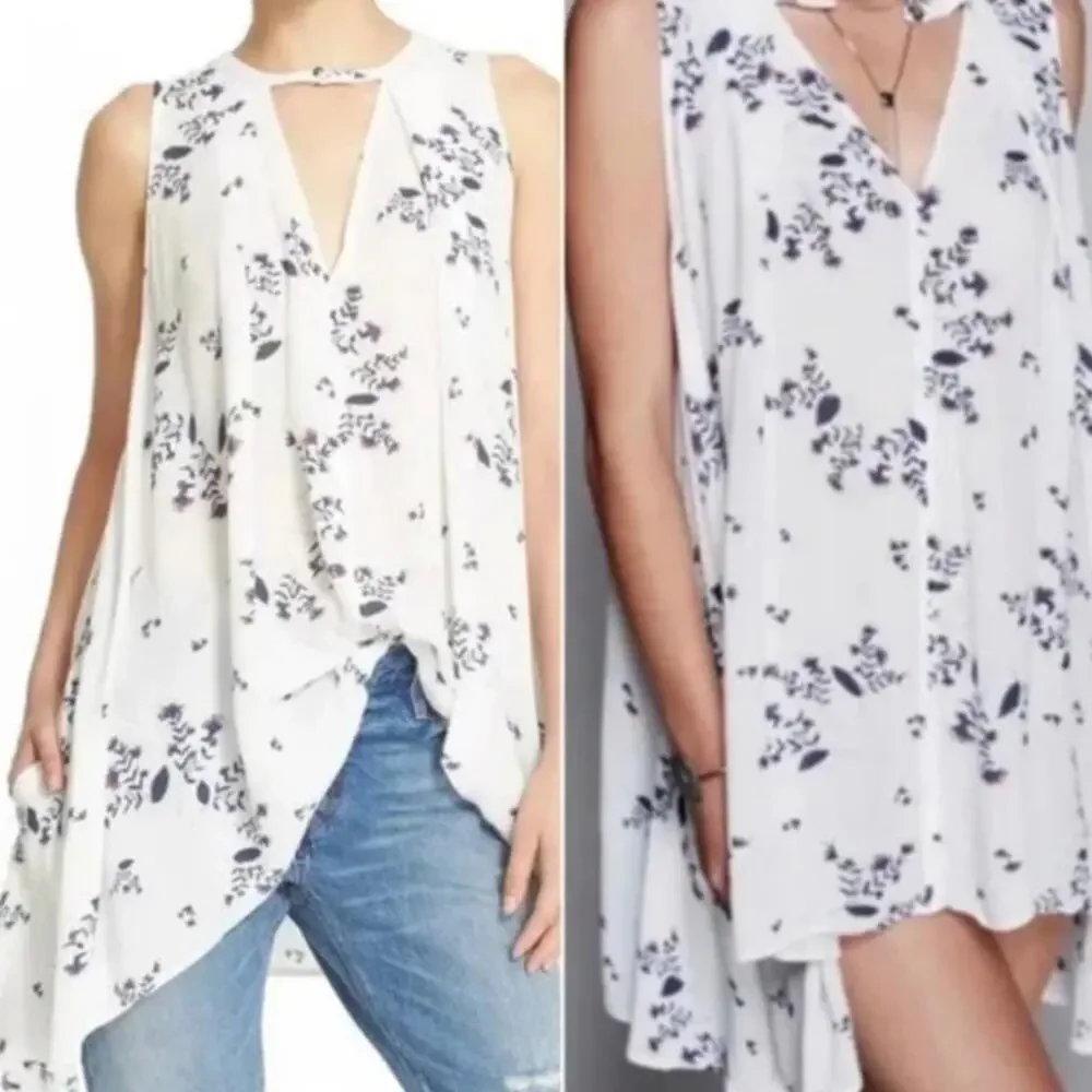 Free People Tree Swing Sleeveless Tunic Tank/Dress size XS